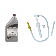 Насос для трансмісійної оливи+Трансмісійний (редукторний) масло Quicksilver Gear Lube (1L)